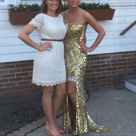 Gold Prom Dress - Picture 2 of 5